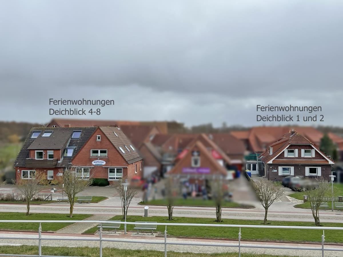 Deichblick 8 In Norddeich- Urlaub Und Erholung Am Strand 노르덴 외부 사진